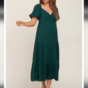 A PinkBlush maternity maxi dress